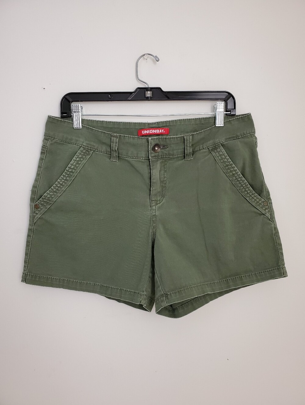 Y2k Vintage Army Green Unionbay Midrise Khaki Shorts